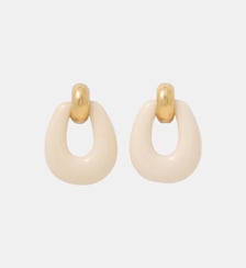 Boucles d'oreilles pendantes en résine vintage Balaboosté