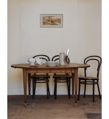 Table à manger en bois Romy N°674- Produit chiné Debongout