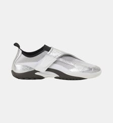 Sneaker Lnv1 En Cuir Metallise Froisse Lanvin