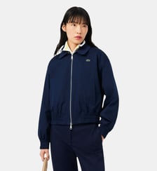Veste gabardine stretch double col Lacoste