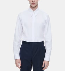 Chemise droite en popeline de coton Fursac