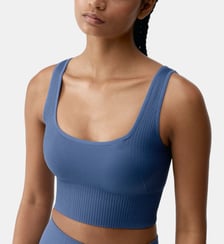 Brassière de sport femme Yami maintien moyen bretelles coussinets amovibles Born Living Yoga
