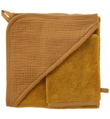 Cape de bain + gant BB & Co