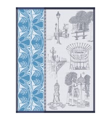 Torchon Carnet de Paris 100% coton Le Jacquard Francais