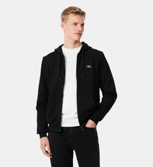 Sweatshirt zippé classic fit molleton Lacoste