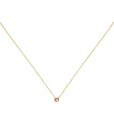 Collier doré émeraude - paris Caroline Najman