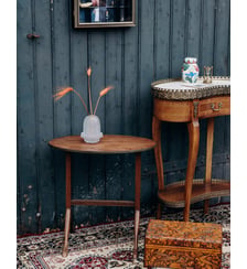 Table d'appoint en bois Francine N°278- Produit chiné Debongout