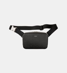 Sac besace en cuir embossé  Sandro