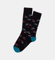 Chaussettes en coton - Sneakers Noir Arthur