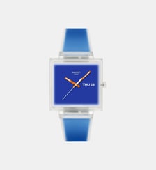 Montre What if Bleu SO38K701 Swatch