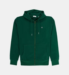 Sweat à capuche zippé Seydina en coton molletonné Serge Blanco