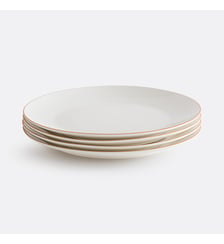 Lot de 4 assiettes plates porcelaine La Redoute Interieurs