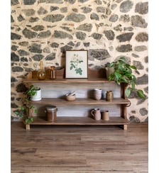 Grande étagère en noyer Gaëlle N°880- Produit chiné Debongout