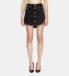 Jupe en jean avec boutons Diesel