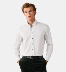 Chemise Coupe Ajustée Flanelle Multi Passepoils Hackett London