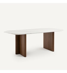 Table de repas céramique/noyer AM.PM