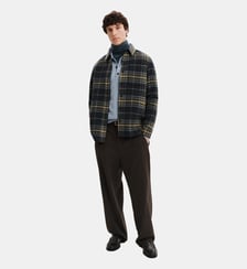 Surchemise double face tartan Bompard