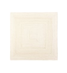 Tapis carré jute blanchi La Redoute Interieurs