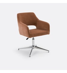 Fauteuil de bureau tissu velours La Redoute Interieurs