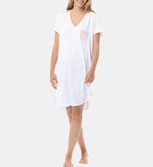 Chemise de nuit en coton modal PATIO 201 Lingerie LE CHAT