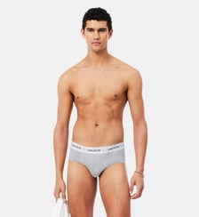 Lot de 3 slips coton stretch Lacoste
