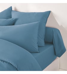 Taie de traversin unie en coton lavé La Redoute Interieurs