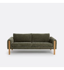 Canapé, velours texturé, 3 places La Redoute Interieurs