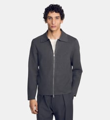 Cardigan en maille viscose zippé Sandro