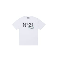 T-shirt avec logo sur le devant N°21