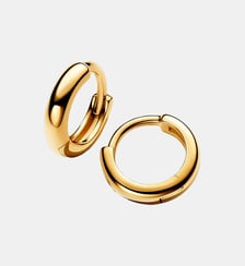 Boucles d'Oreilles Créoles Huggie Rondes Pandora