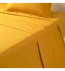 Drap plat en percale de coton Desforges