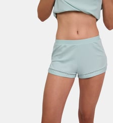 Short issu de fibres végétales Softness vert d'eau Maison Lejaby
