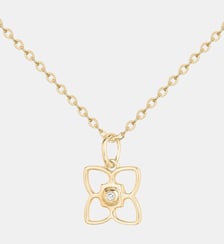 Collier Fiorella en Plaqué Or avec diamant blanc La Garçonne Diamant