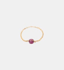 Bague chainette Stella - Rubis YAY Paris