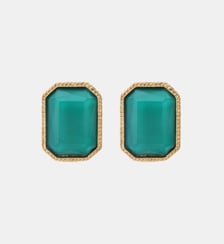 Boucles d'oreilles rectangles clips   - Louise Satellite