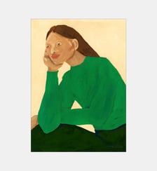 Poster   Green Guise - The Poster Club x Hanna Petterson Poster & Frame