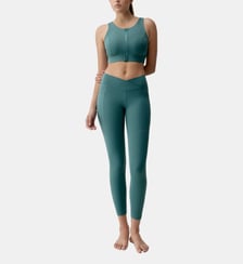 Legging de sport femme Eider Longueur 7/8 taille basse avec poches Born Living Yoga