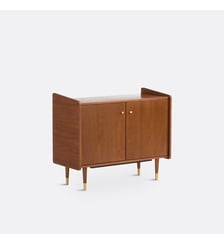 Petit buffet vintage plaqué noyer La Redoute Interieurs