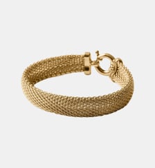 Bracelet en maille plaqué or jaune 18 carats Aristocrazy