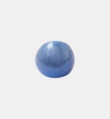 Grosse bague en verre bleu Balaboosté
