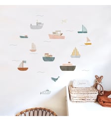Planche sticker Bateaux Mimi' lou
