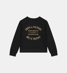 Sweat-shirt en molleton Zadig&Voltaire Kids