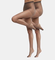Lot de 2 Collants Transparents  - 15D Beauty Resist Dim