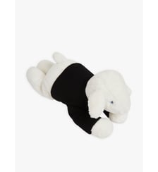 doudou Agneau en molleton de coton bleu Agnès b.