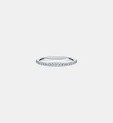 Anneau Eternity, Diamants de synthèse 0,2 ct tw, Forme ronde, Or jaune 18 carats Swarovski