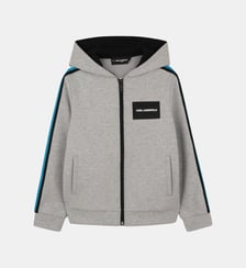 Sweat zippé à capuche Karl Lagerfeld Kids