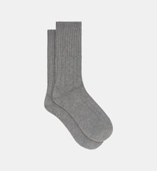 Chaussettes mi-hautes côtelées Cachemire Dim