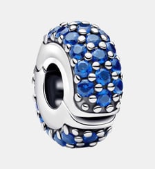 Charm Clip Pierres Bleu Roi Pandora