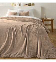 Dessus de lit polaire et sherpa La Redoute Interieurs