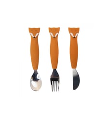 Couverts 3 pièces en silicone - Mr. Fox Trixie
